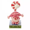 Enesco Disney - Alice In Wonderland - Figurine 11.5 Cm - Showcase Collection - Traditions - Candy Cane Cheer