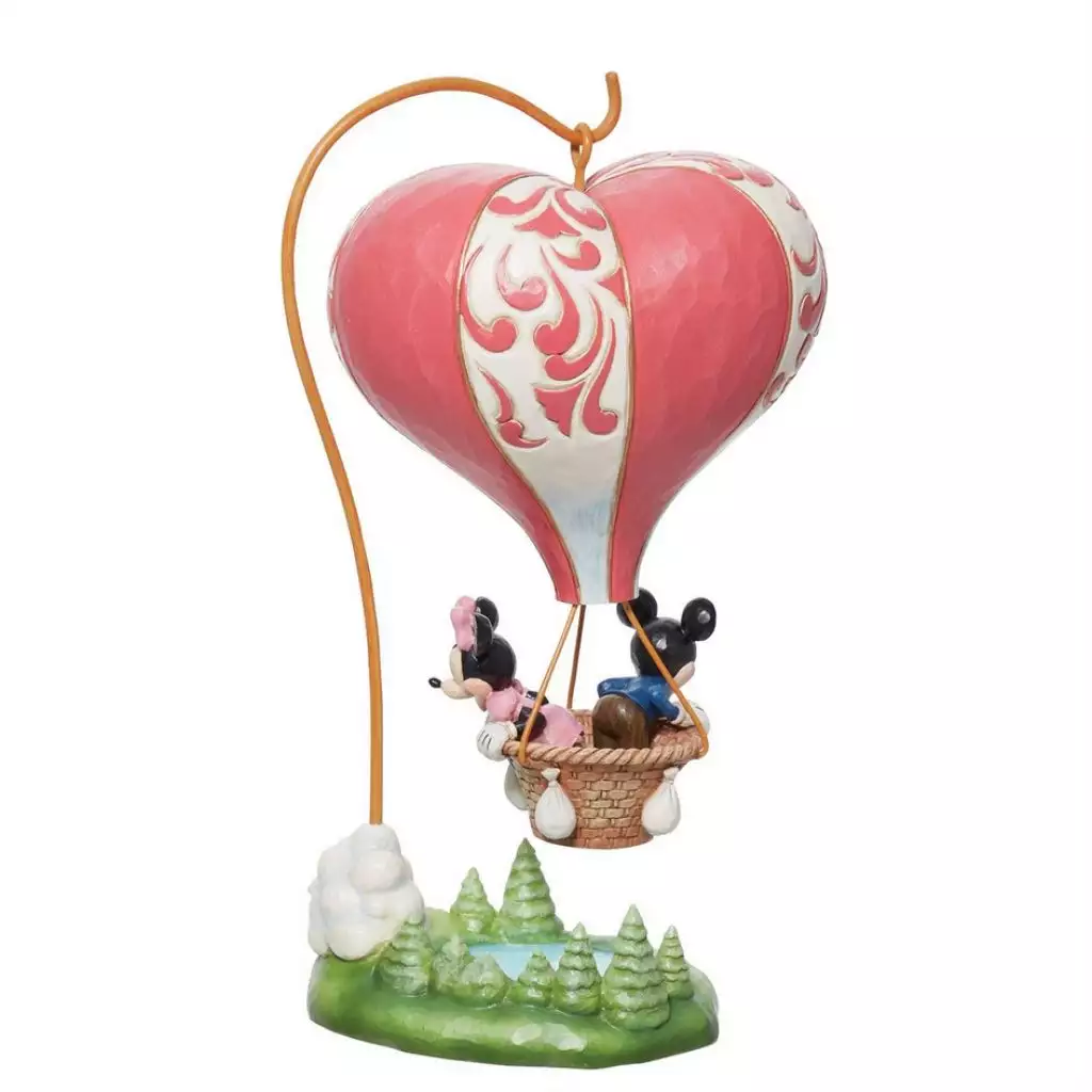 Enesco Disney - Mickey Mouse - Figurine 24 Cm - Showcase Collection - Traditions - Mickey & Minnie Heart Air Balloon 2 Enesco Disney - Mickey Mouse - Figurine 24 Cm - Showcase Collection - Traditions - Mickey & Minnie Heart Air Balloon – Image 2