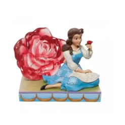 Disney - The Beauty And The Beast - Figurine 12 Cm - Showcase Collection - Traditions - An Echanted Rose