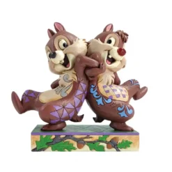 Enesco Disney - Chip & Dale - Figurine 13 Cm - Showcase Collection - Traditions - Chip & Dale