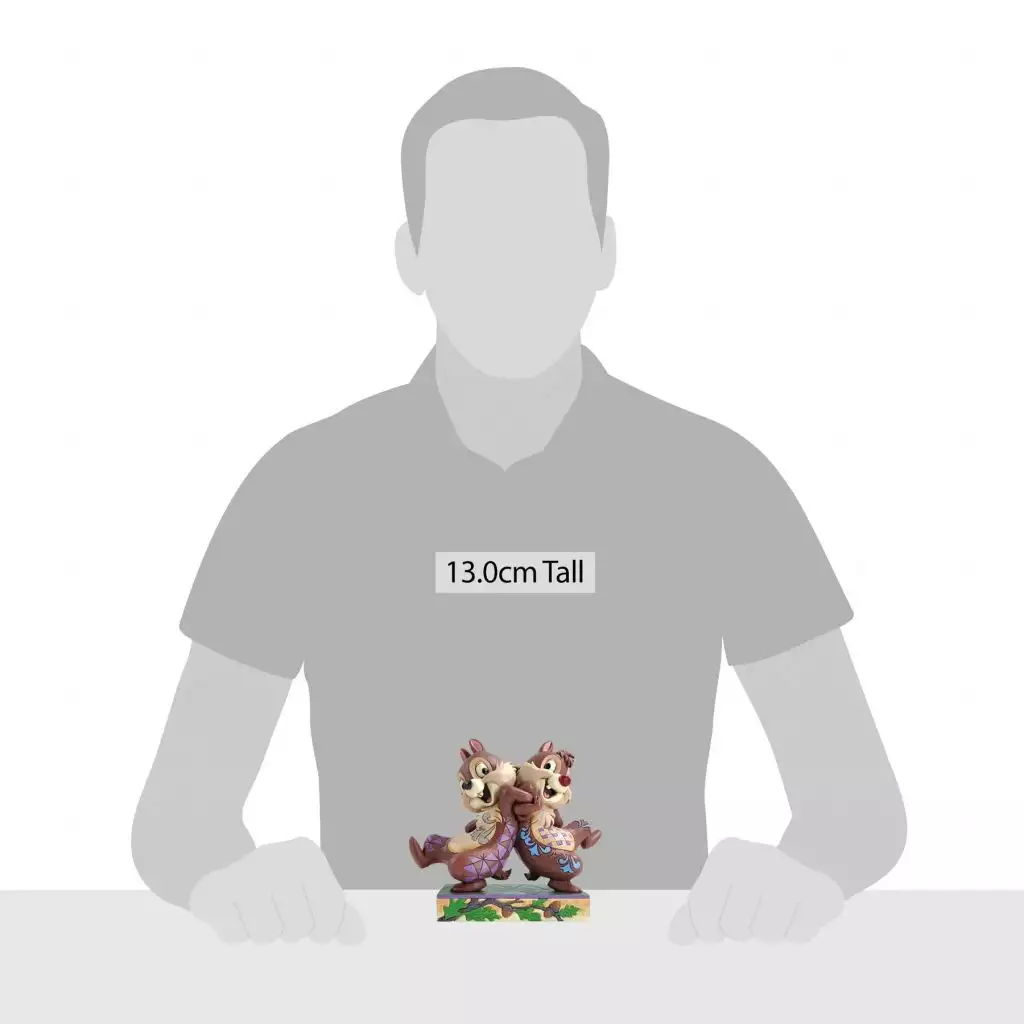 Enesco Disney - Chip & Dale - Figurine 13 Cm - Showcase Collection - Traditions - Chip & Dale 2 Enesco Disney - Chip & Dale - Figurine 13 Cm - Showcase Collection - Traditions - Chip & Dale – Image 2