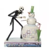Enesco Disney - Tnbc - Figurine 16.5 Cm - Showcase Collection - Traditions - Nightmare Jack Discovering A Snowman