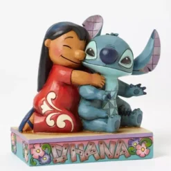 Enesco Disney - Lilo And Stitch - Figurine 12 Cm - Showcase Collection - Traditions - Ohana Means Family