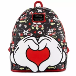 Disney - Mickey Mouse - Sac à Dos- Loungefly - Mickey And Minnie Heart Hands