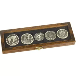 The Hobbit - Présentoir En Bois De 5 Pièces Du Trésor Des Nains