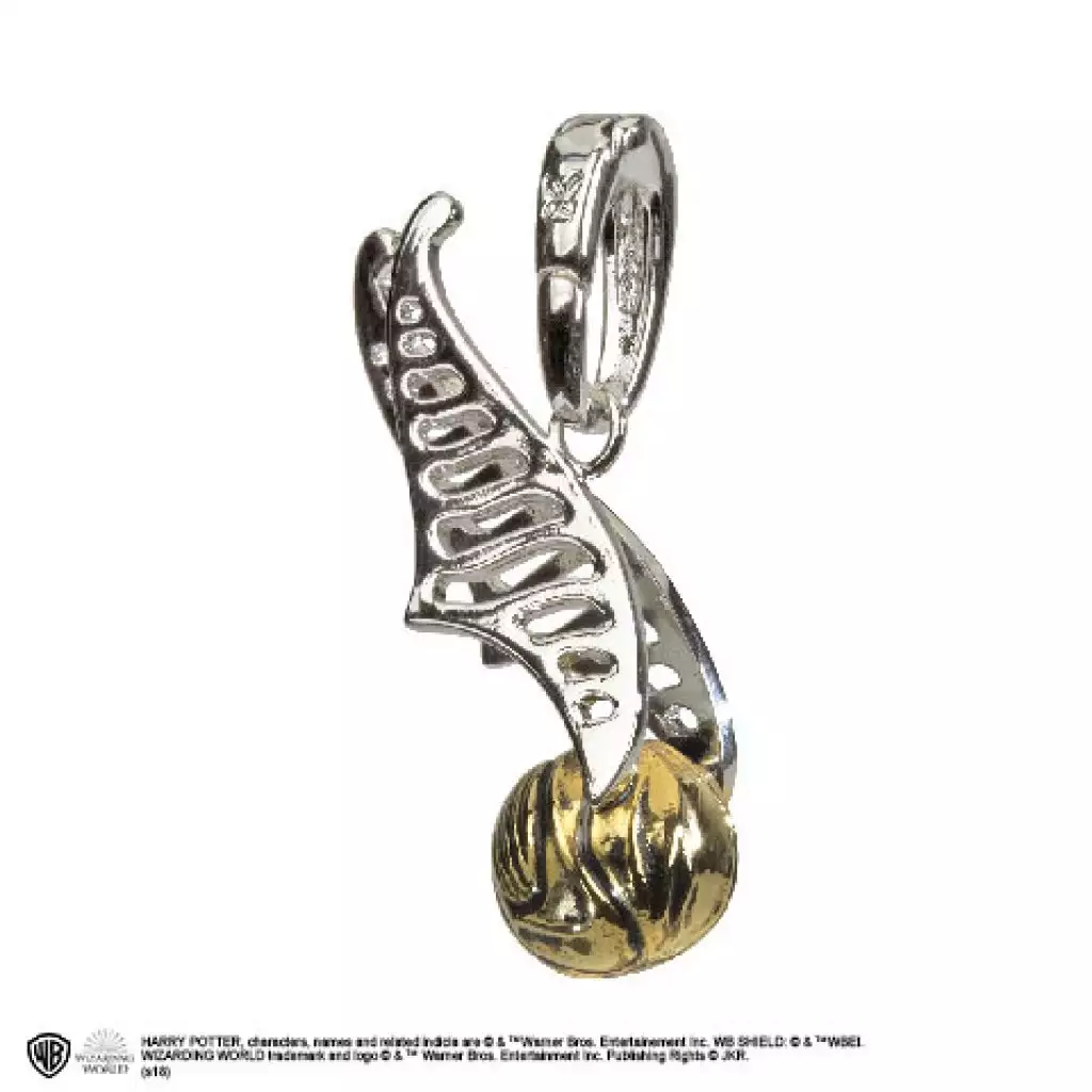 Harry Potter - Pendentif - Charm N° 30 - Lumos - Golden Snitch 1 Harry Potter - Pendentif - Charm N° 30 - Lumos - Golden Snitch