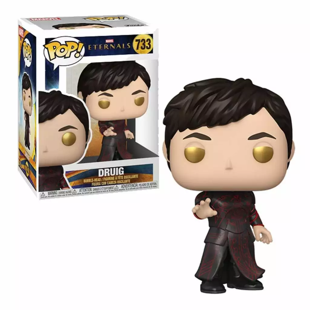 FUNKO Marvel - Eternals - Bobble-head Pop N°733 - Druig 2 FUNKO Marvel - Eternals - Bobble-head Pop N°733 - Druig – Image 2