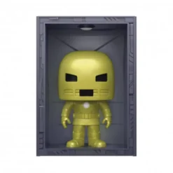 FUNKO Marvel - Bobble-head Pop N° 1036 - Hall Of Armor : Iron Man Model 1 Golden Armor (exclu)