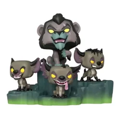 FUNKO Disney - The Lion King - Figurine Pop! N° 1204 - Villains Assemble : Scar With Hyenas (Special Edition)