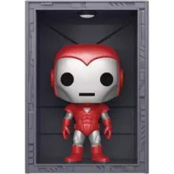 FUNKO Marvel - Bobble-head Pop N° 1038 - Hall Of Armor : Iron Man Model 8 Silver Centurion (exclu)