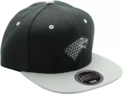 Game Of Thrones - Casquette Snapback Black & Grey - Stark