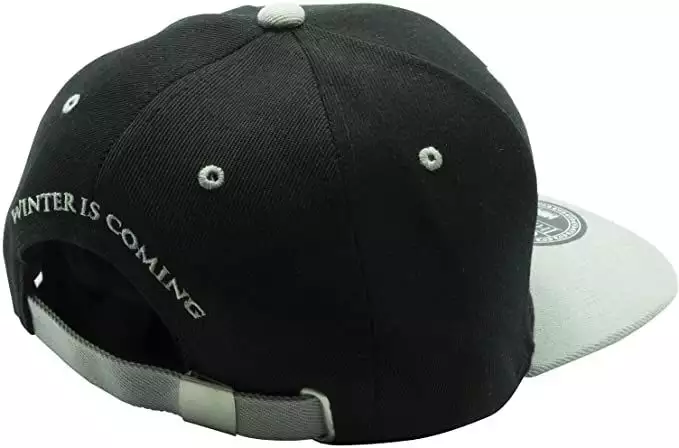 Game Of Thrones - Casquette Snapback Black & Grey - Stark 2 Game Of Thrones - Casquette Snapback Black & Grey - Stark – Image 2