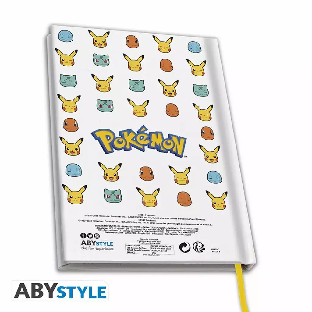 ABYstyle Pokemon - Notebook A5 - Starters 3 ABYstyle Pokemon - Notebook A5 - Starters – Image 3