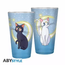 ABYstyle Sailor Moon - Verre Xxl 400 Ml - Luna & Artemis -Cineverse Promos Magasin 3665361080626 002.jpg