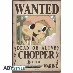 ABYstyle One Piece - Poster 91x61 Cm - Wanted Chopper