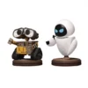 Disney - Wall-e - Pack De 2 Figurines 8 Cm - Beast Kingdom : Mini Egg Attack - Wall-e & Eve