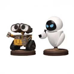 Disney - Wall-e - Pack De 2 Figurines 8 Cm - Beast Kingdom : Mini Egg Attack - Wall-e & Eve