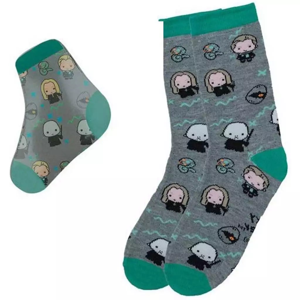 Cinereplicas Harry Potter - Chausette Magiques - Dark Arts Kawaii (35-45) 2 Cinereplicas Harry Potter - Chausette Magiques - Dark Arts Kawaii (35-45) – Image 2