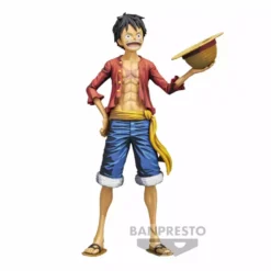 BANPRESTO One Piece - Figurine 28 Cm - Grandista Nero - Manga Dimensions - Monkey. D. Luffy