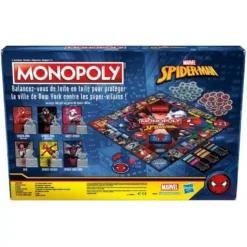 Hasbro Gaming Marvel - Spider-man - Monopoly (fr) 5 Hasbro Gaming Marvel - Spider-man - Monopoly (fr) -Cineverse Promos Magasin 5010993915095 002.jpg