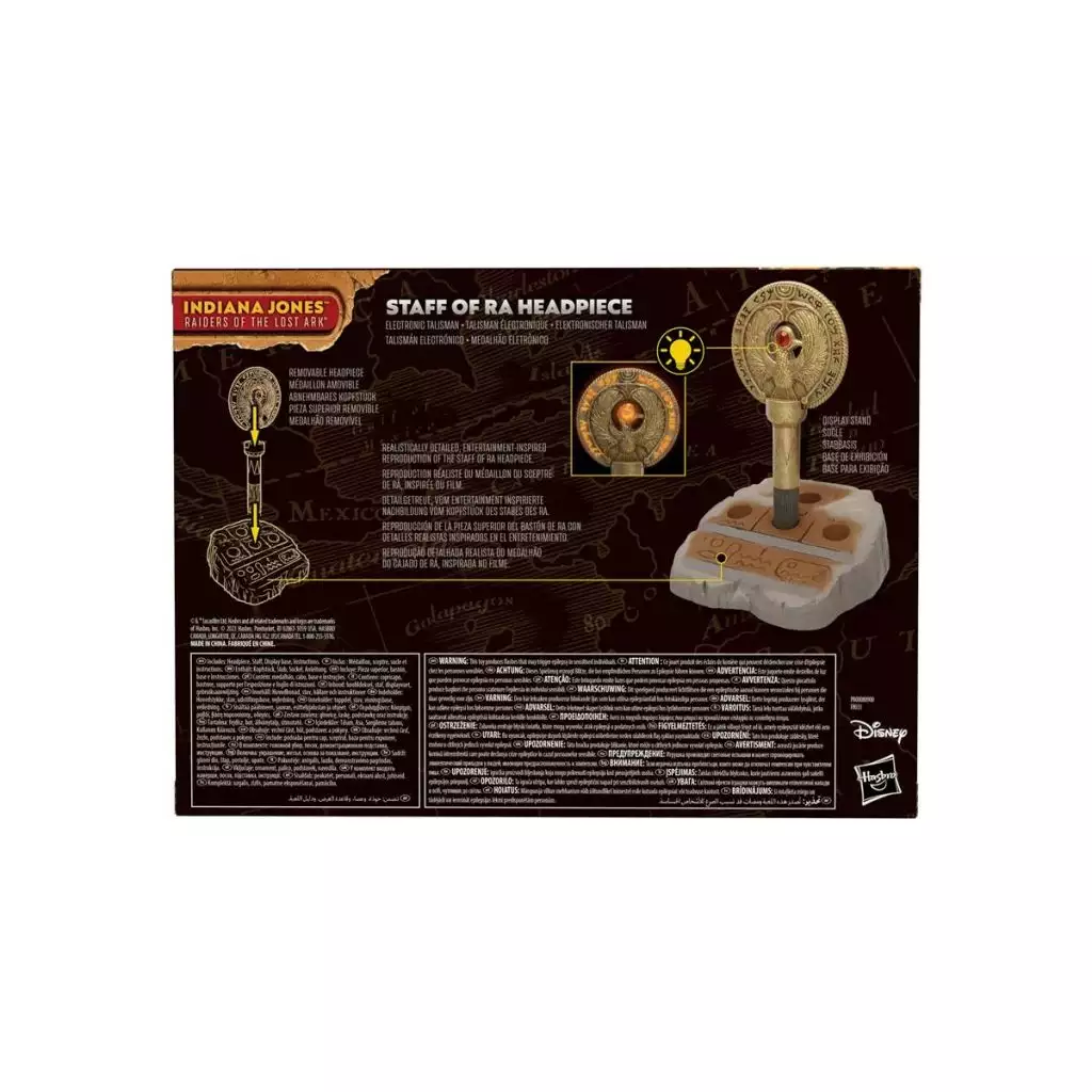 Hasbro Indiana Jones : Raiders Of The Lost Ark - Réplique 15 Cm - Adventure Series - Médaillon Du Sceptre De Ra 2 Hasbro Indiana Jones : Raiders Of The Lost Ark - Réplique 15 Cm - Adventure Series - Médaillon Du Sceptre De Ra – Image 2