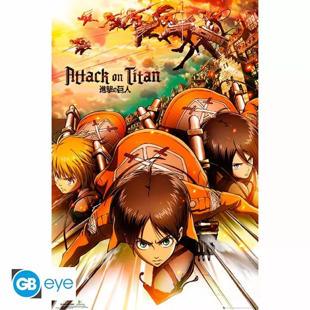 Gb Eye Attack On Titan - Poster 61x91.5 - Attack 1 Gb Eye Attack On Titan - Poster 61x91.5 - Attack