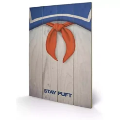 Pyramid International Ghostbusters - Impression Sur Bois - Stay Puft