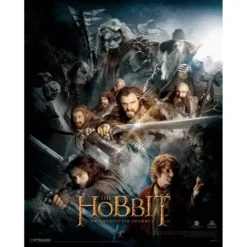The Hobbit - Cadre 3D Lenticular 26x20 - Dark Montage