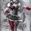 Dc Comics - Batman - Arkham Knight - Poster 61x91.5 - Harley Quinn Black / White & Red