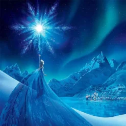 PYRAMID Disney - Frozen - Toile 30x30 - Elsa Ice Star