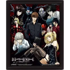 Pyramid International Death Note - Cadre 3D Lenticular 26x20 - Character Montage