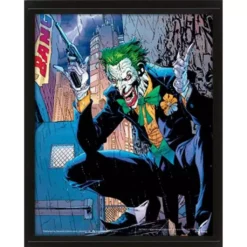 PYRAMID Dc Comics - Joker - Cadre 3D Lenticular 26x20 - Bang
