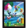Pyramid International Super Mario - Cadre 3D Lenticular 26x20 - Super Mario Bros Wii U