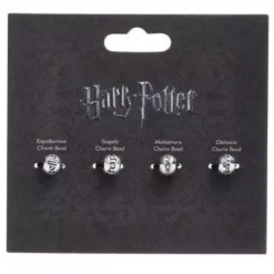 Harry Potter - Pendentif - Pack De 4 Charms - Perles De Sortilege