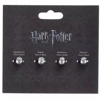 Harry Potter - Pendentif - Pack De 4 Charms - Perles De Sortilege 1 Harry Potter - Pendentif - Pack De 4 Charms - Perles De Sortilege