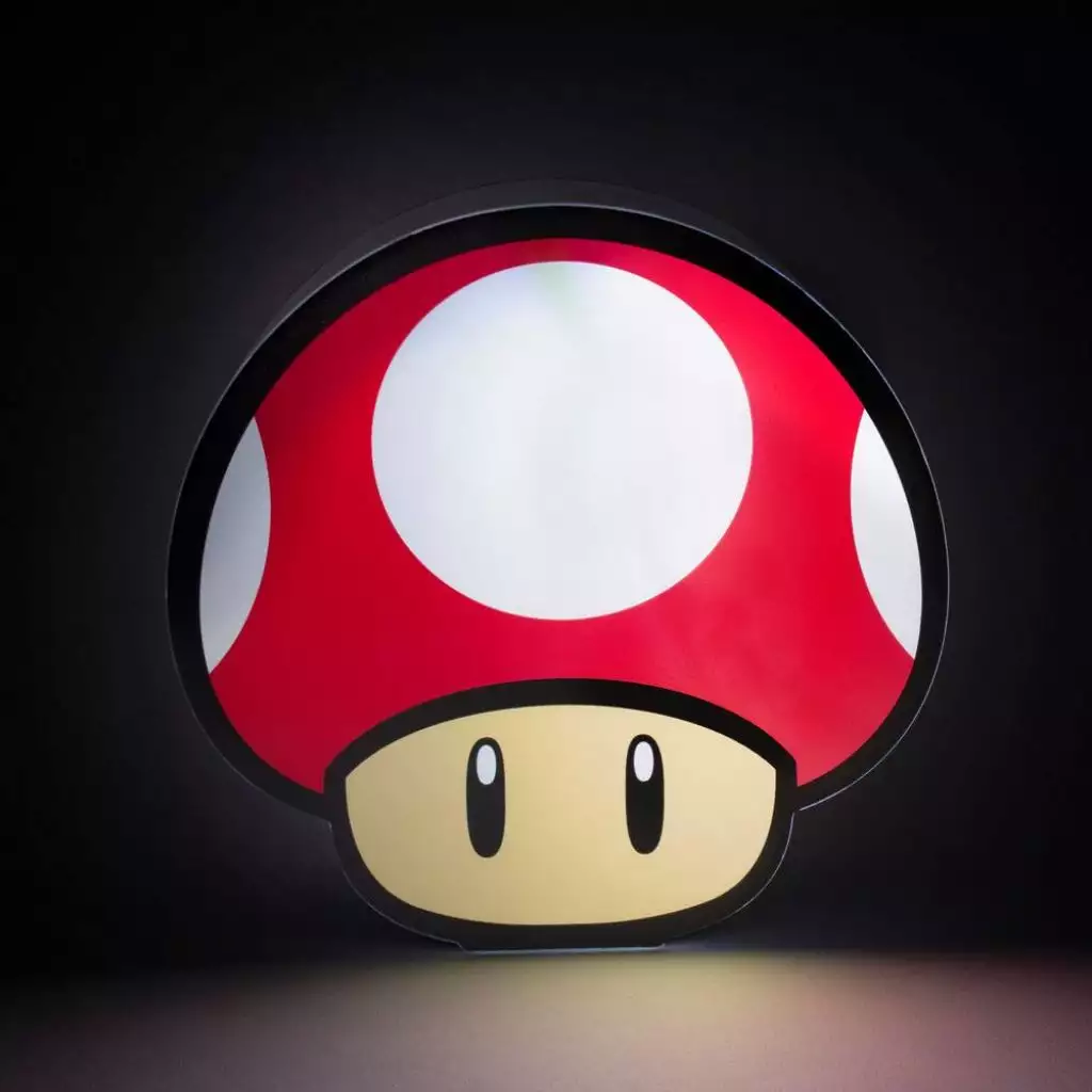 Paladone Super Mario - Lampe 2d 15 Cm - Super Mushroom 2 Paladone Super Mario - Lampe 2d 15 Cm - Super Mushroom – Image 2