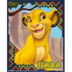 Pyramid International Disney - The Lion King - Cadre 3D Lenticular 26x20 - Simba Bordered